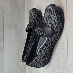 Dansko Women Ocsana calf hair Leather Mary Jane Clog shoes sz 36/5.5-6